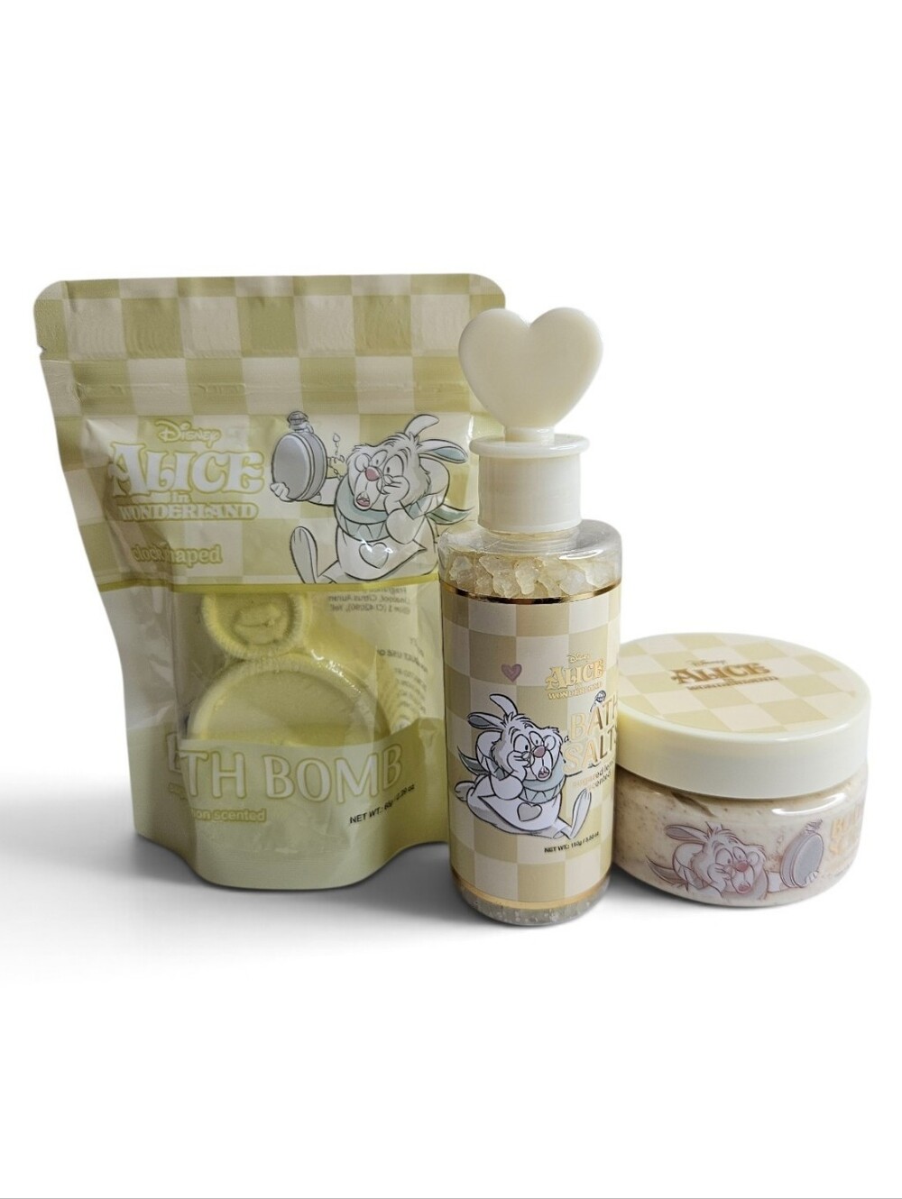 ALICE IN WONDERLAND BATH SET 3-PIECE